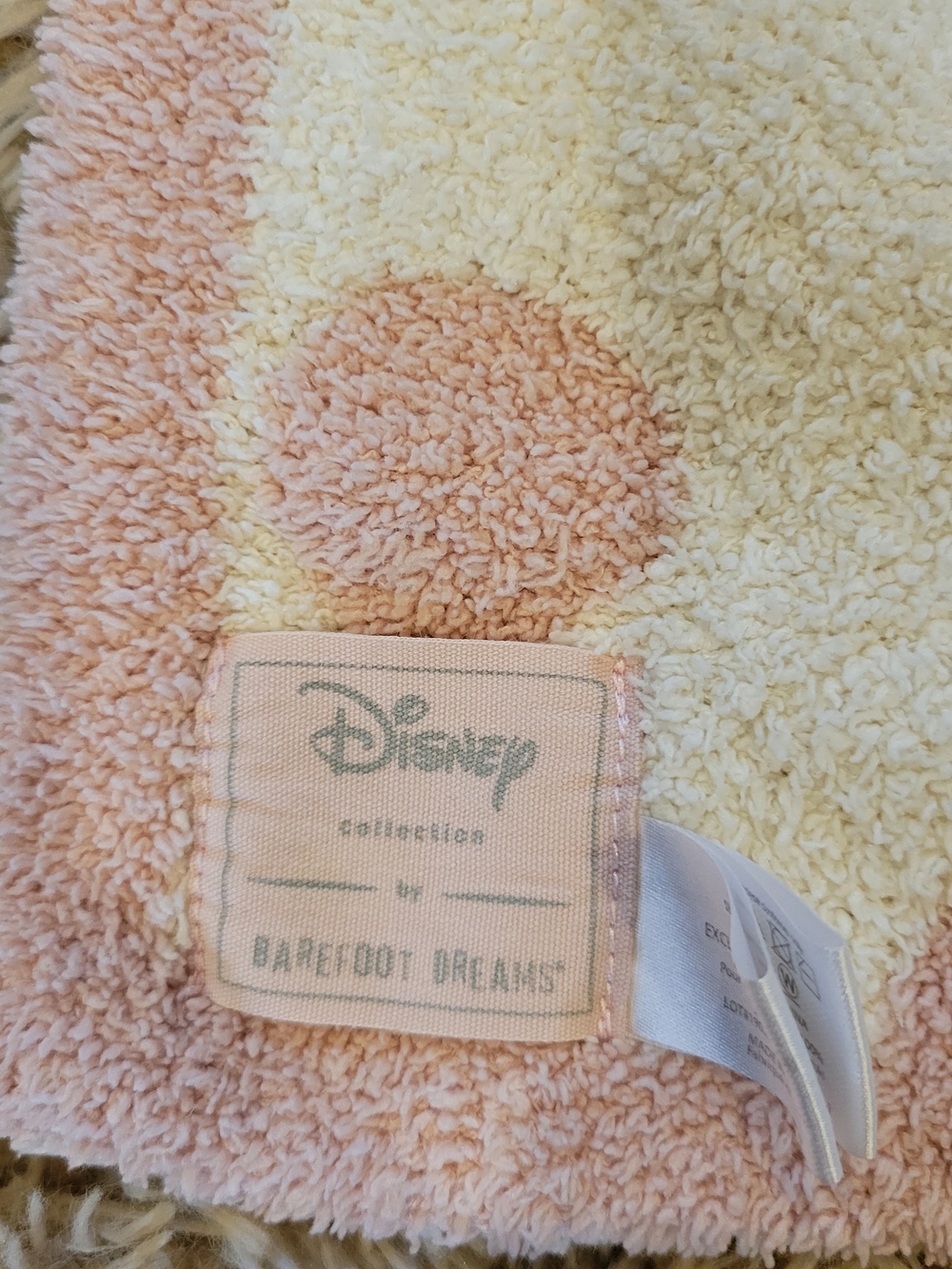 Barefoot Dreams Minnie Mouse Plush Lovey - Pink & Gray - Picture 2 of 3